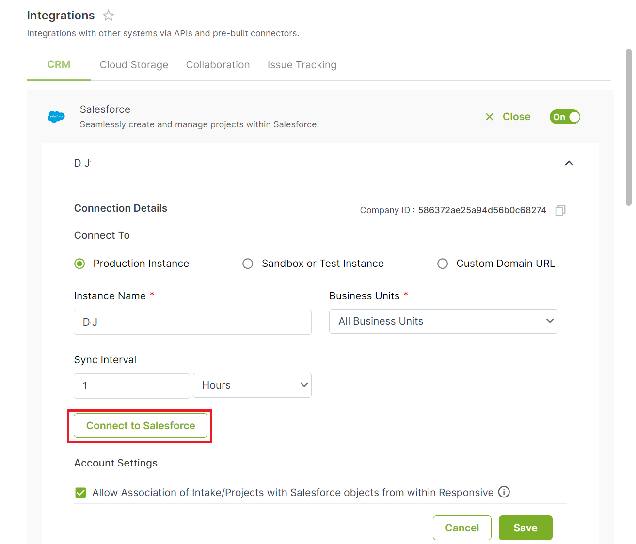 Org Settings - Integrations - Salesforce - Connect to Salesforce.png
