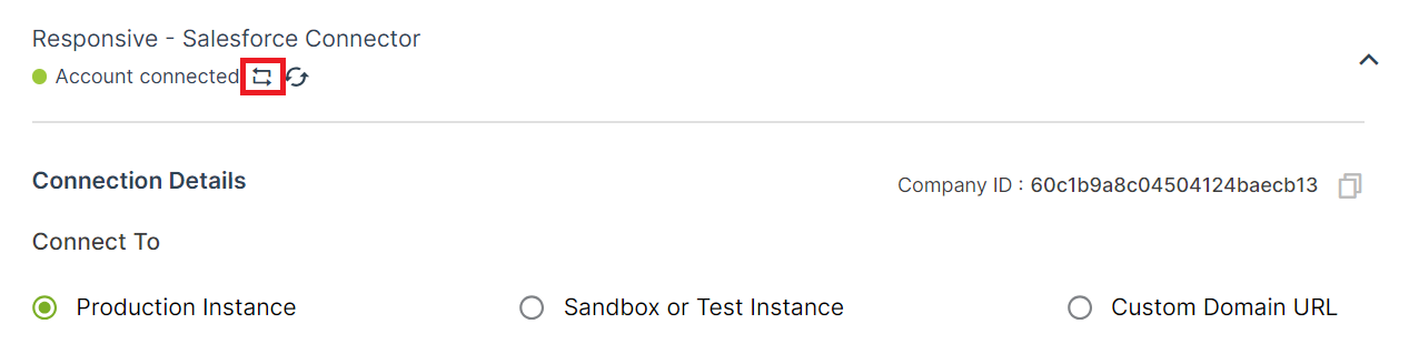 Org Settings - Integrations - SF - Account Connected.png
