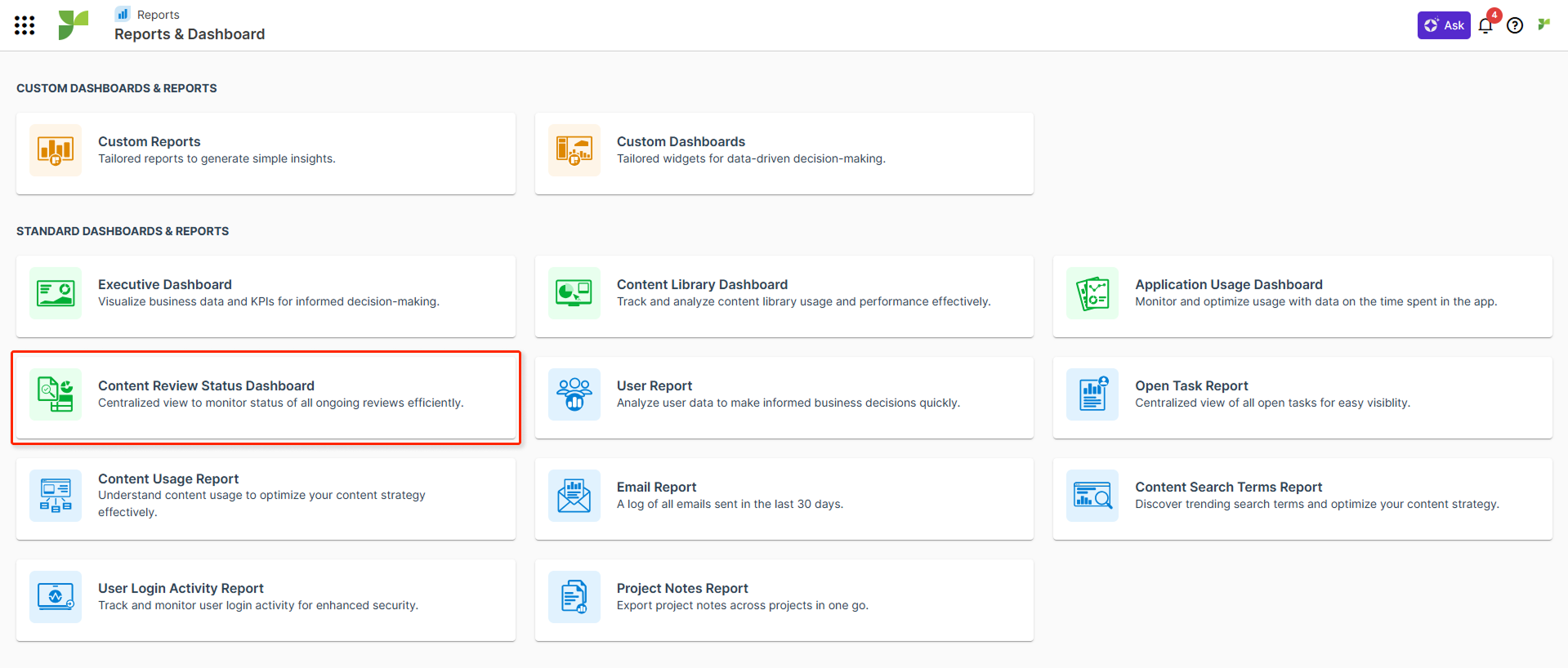 Reports - Content Review Status Dashboard.png